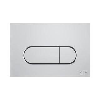 VitrA Loop Round Dual Flush Plate - Chrome - Envy Bathrooms Ltd