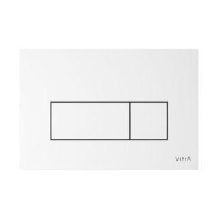 Vitra Loop Square Dual Flush Plate - Gloss White - Envy Bathrooms Ltd