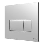VitrA Loop Square Flush Plate - Chrome - 740-2380 - Envy Bathrooms Ltd