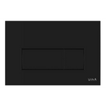 VitrA Loop Square Flush Plate - Gloss Black - 740-2350 - Envy Bathrooms Ltd