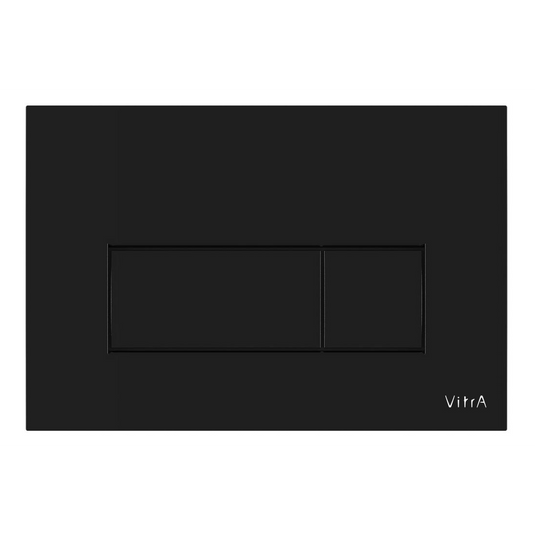 VitrA Loop Square Flush Plate - Gloss Black - 740-2350 - Envy Bathrooms Ltd