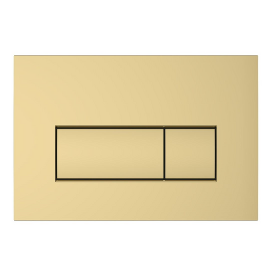 VitrA Loop Square Flush Plate - Gloss Gold - 740-2324 - Envy Bathrooms Ltd