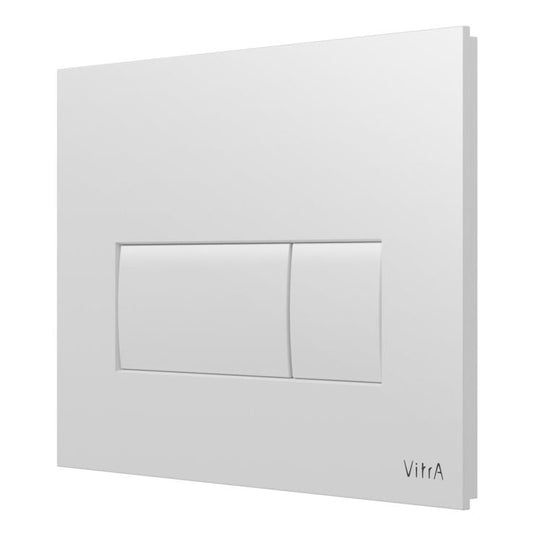 VitrA Loop Square Flush Plate - Gloss White - 740-2300 - Envy Bathrooms Ltd