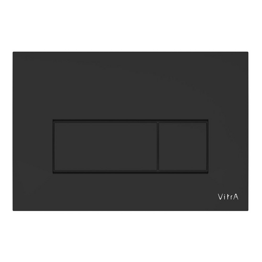 VitrA Loop Square Flush Plate - Matt Black - 740-2311 - Envy Bathrooms Ltd
