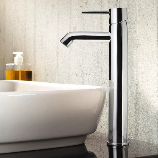 Vitra Minimax S Tall Monobloc Basin Mixer Tap - Single Lever - Chrome - Envy Bathrooms Ltd