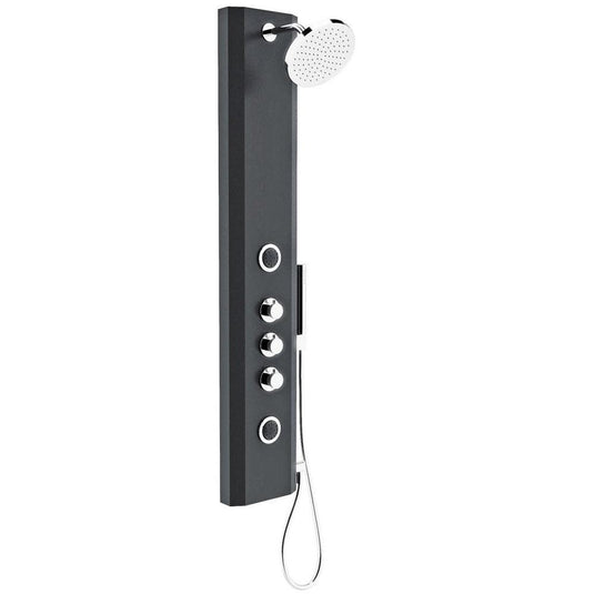 Vitra Move Thermostatic Shower Tower Panel - Anthracite - Envy Bathrooms Ltd