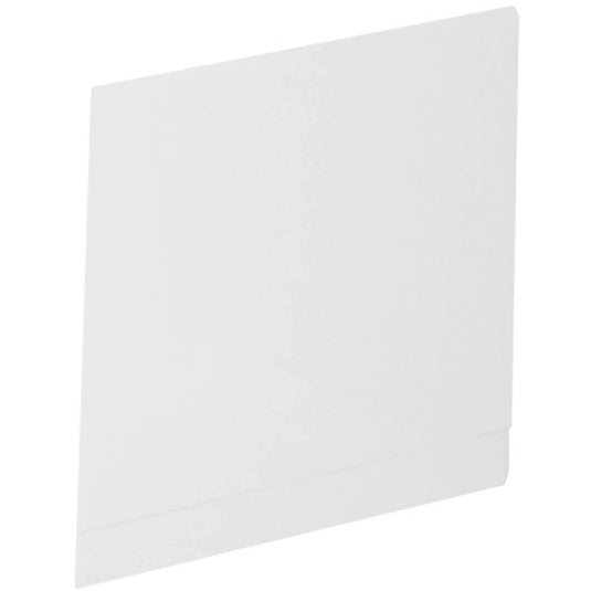 Vitra Neon Space saver Bath End Panel - 500mm Wide - White - Envy Bathrooms Ltd