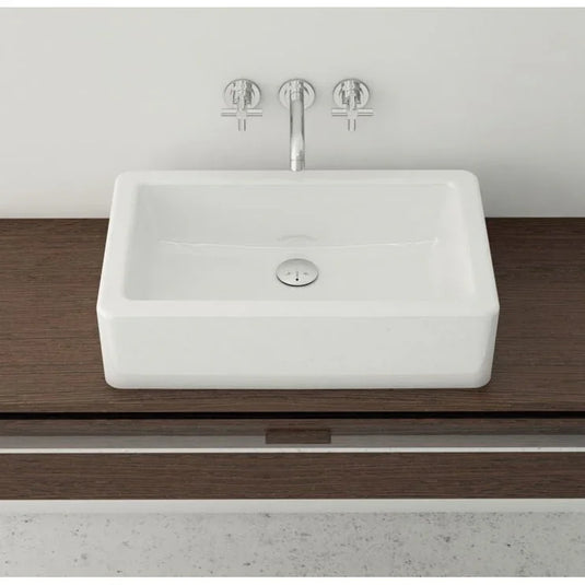 VitrA Nuo 500x380mm 0TH Basin (No Overflow) - White - 7436B003-0016 - Envy Bathrooms Ltd