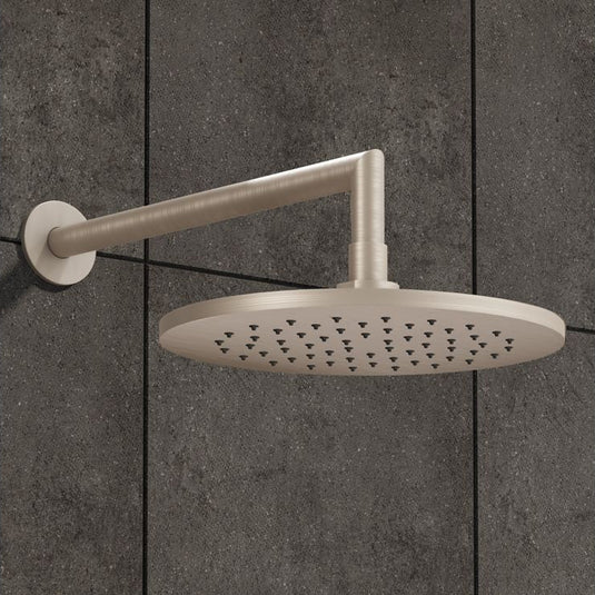 VitrA Origin 250mm Showerhead | Brushed Nickel | A4563834 - Envy Bathrooms Ltd