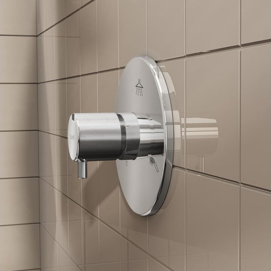 VitrA Origin 3-Way Diverter | Chrome | A43378EXP - Envy Bathrooms Ltd