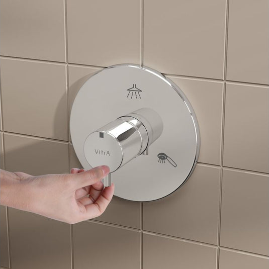 VitrA Origin 3-Way Diverter | Chrome | A43378EXP - Envy Bathrooms Ltd