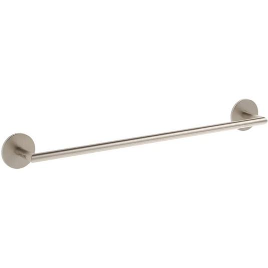 VitrA Origin 45cm Single Towel Rail - Brushed Nickel - A4488634 - Envy Bathrooms Ltd