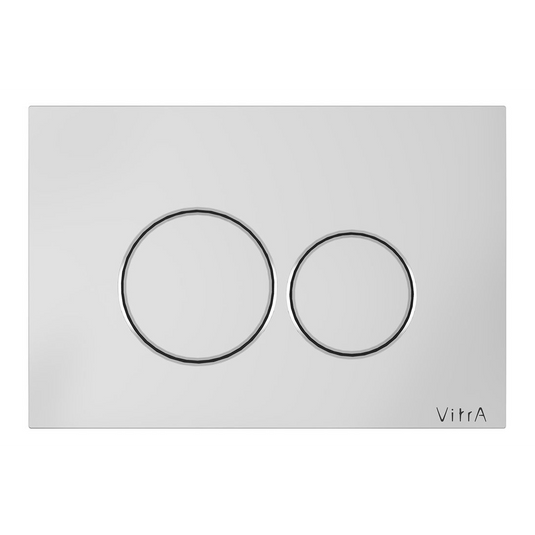 VitrA Origin ABS Flush Plate - Chrome - 740-2480 - Envy Bathrooms Ltd