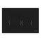 VitrA Origin ABS Flush Plate | Gloss Black | 740-2450