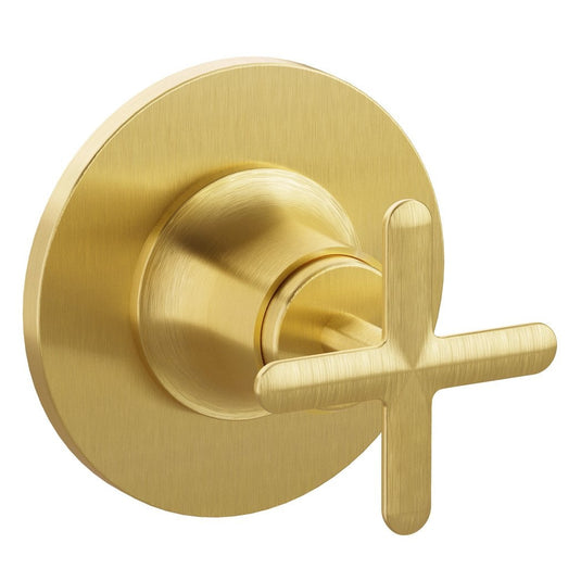 VitrA Origin Classic Built-In 3-Way Diverter | Brushed Gold | A4289725 - Envy Bathrooms Ltd
