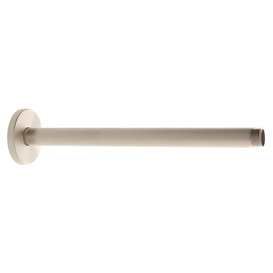 VitrA Origin Classic Ceiling Mounted Connection Pipe (Long) | Brushed Nickel | A4565034 - Envy Bathrooms Ltd