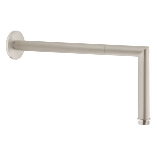 VitrA Origin Classic Wall Mounted 90° Connection Pipe | Brushed Nickel | A4263134 - Envy Bathrooms Ltd