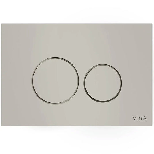 Vitra Origin Dual Flush Plate - Taupe - Envy Bathrooms Ltd