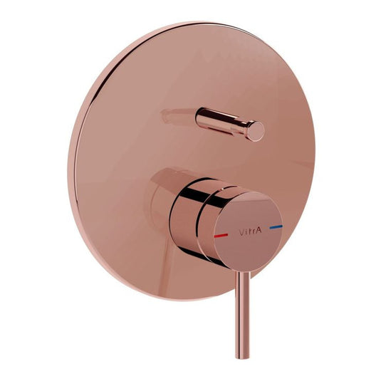 VitrA Origin Integrated 2-Way Diverter | Soft Copper | A4262029 - Envy Bathrooms Ltd