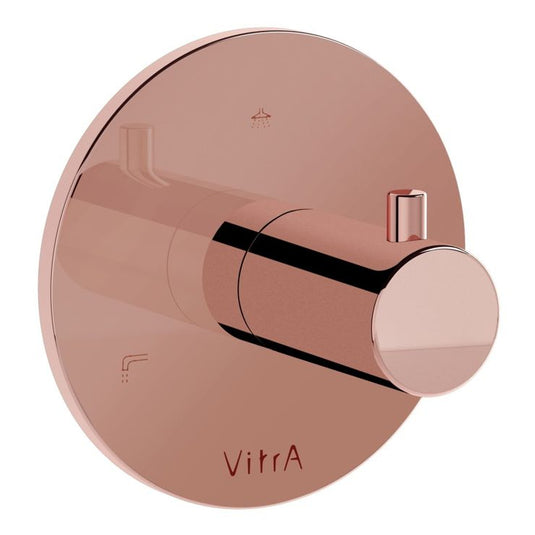 VitrA Origin Integrated 3-Way Diverter | Soft Copper | A4285929 - Envy Bathrooms Ltd