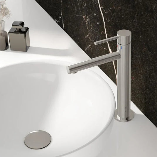 VitrA Origin Tall Basin Mixer - Chrome - A42557VUK - Envy Bathrooms Ltd