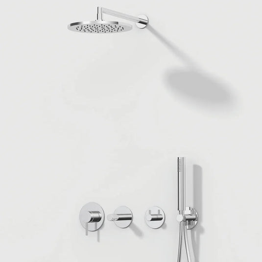 Vitra Origin Vichy XL Round Fixed Shower Head 250mm Wide - Chrome - Envy Bathrooms Ltd