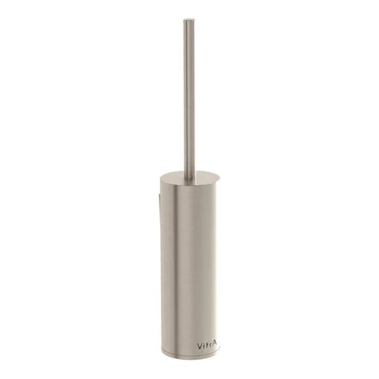 VitrA Origin Wall Mounted WC Brush Holder - Brushed Nickel - A4489434 - Envy Bathrooms Ltd