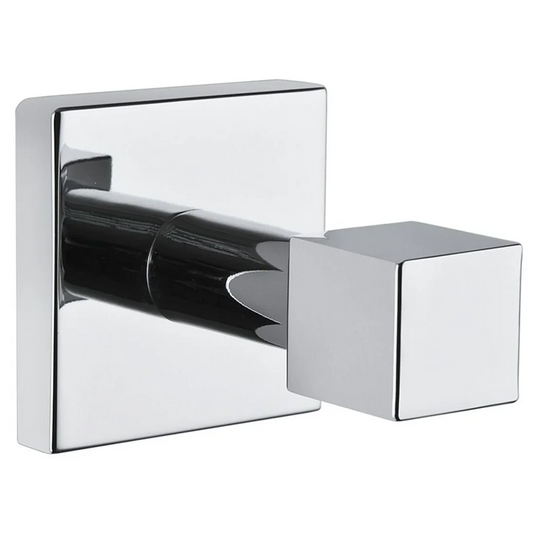 VitrA Q-Line Bathrobe Holder - Chrome - A44998 - Envy Bathrooms Ltd