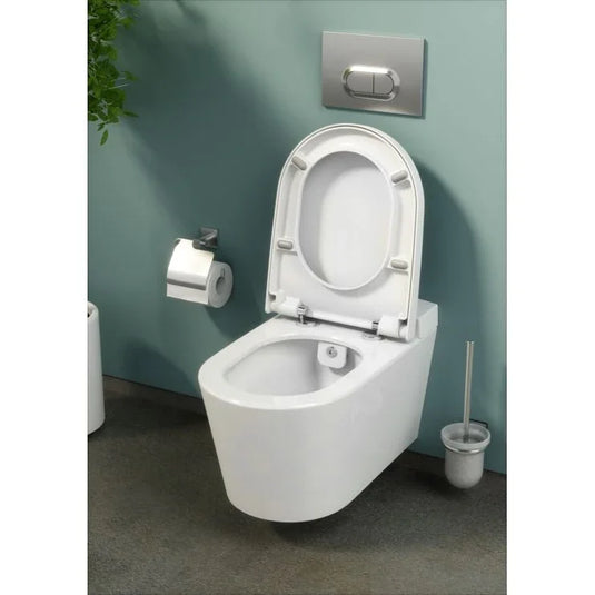 VitrA Q-Line WC Brush Holder - Chrome - A44999 - Envy Bathrooms Ltd