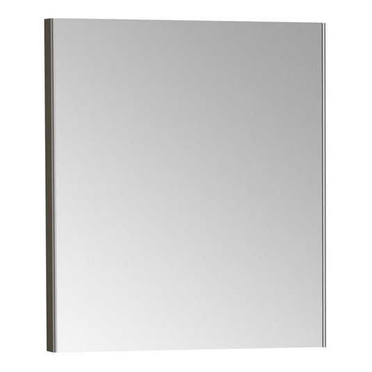 VitrA 620x695mm Rectangular Mirror - Brushed Chrome - 66905 - Envy Bathrooms Ltd