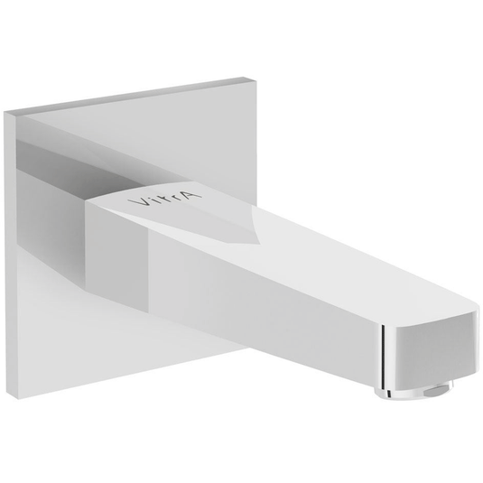 Vitra Root Square Wall Mounted Bath Spout - Chrome - Envy Bathrooms Ltd