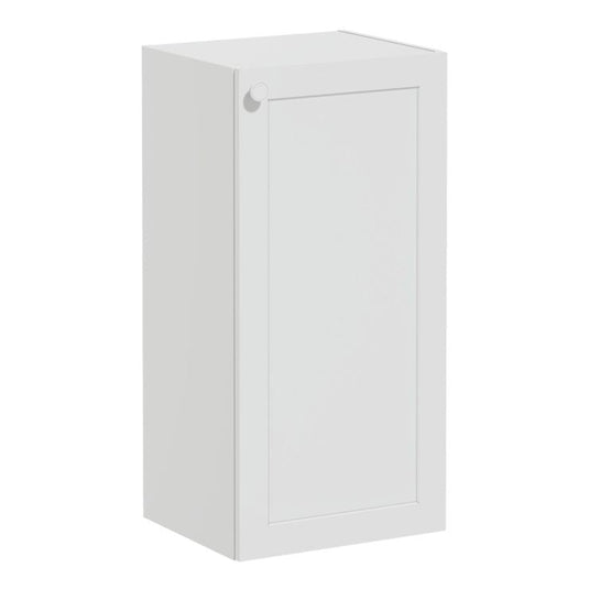 VitrA Root Classic 40cm 1 Door Lower/Base Unit (RH Hinge) | Matt Light Grey | 68553 - Envy Bathrooms Ltd