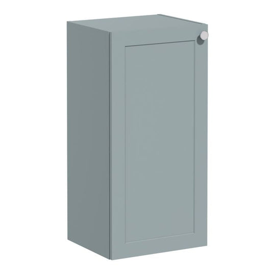 VitrA Root Classic 40cm 1 Door Lower/Base Unit (LH Hinge) | Matt Fjord Green | 68548 - Envy Bathrooms Ltd