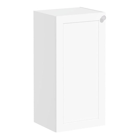 VitrA Root Classic 40cm 1 Door Lower/Base Unit (LH Hinge) | Matt White | 68545 - Envy Bathrooms Ltd