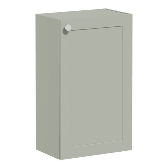 VitrA Root Classic 40cm 1 Door Slim Lower/Base Unit (RH Hinge) | Matt Retro Green | 68572 - Envy Bathrooms Ltd