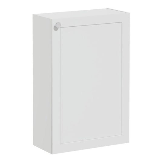 VitrA Root Classic 55cm 1 Door Slim Lower/Base Unit (RH Hinge) | Matt Light Grey | 68581 - Envy Bathrooms Ltd