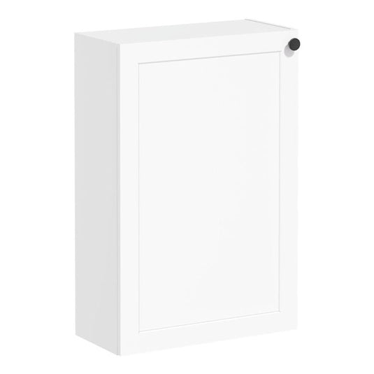 VitrA Root Classic 55cm 1 Door Slim Lower/Base Unit (LH Hinge) | Matt White | 68573 - Envy Bathrooms Ltd