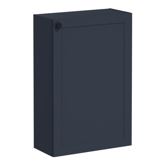 VitrA Root Classic 55cm 1 Door Slim Lower/Base Unit (RH Hinge) | Matt Dark Blue | 68585 - Envy Bathrooms Ltd