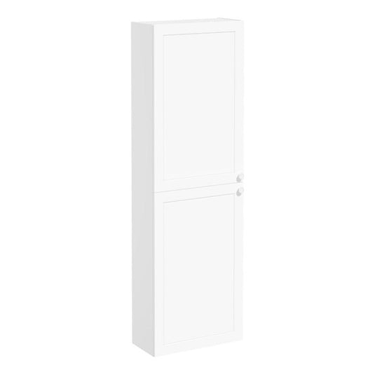 VitrA Root Classic 55cm 2 Door Slim Tall Unit (LH Hinge) | Matt White | 68538 - Envy Bathrooms Ltd