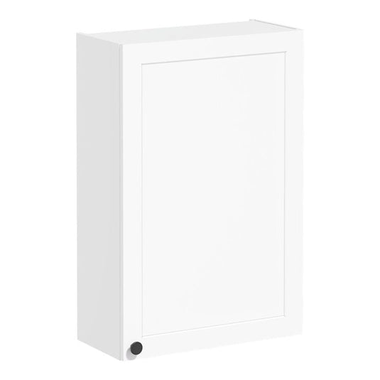 VitrA Root Classic 60cm 1 Door Upper/Wall Unit (RH Hinge) | Matt White | 68594 - Envy Bathrooms Ltd