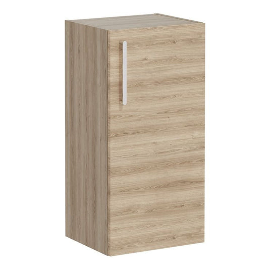 VitrA Root Flat 40cm 1 Door Lower/Base Unit (RH Hinge) | Natural Oak | 66481 - Envy Bathrooms Ltd