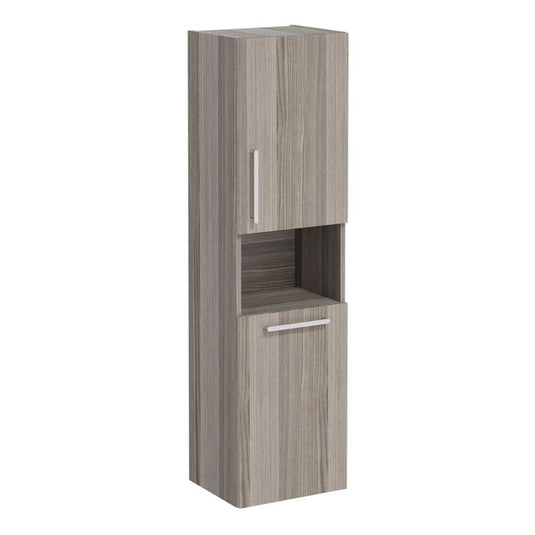 VitrA Root Flat 40cm 2 Door Semi-Tall Unit With Laundry Basket (RH Hinge) | Cordoba | 68013 - Envy Bathrooms Ltd