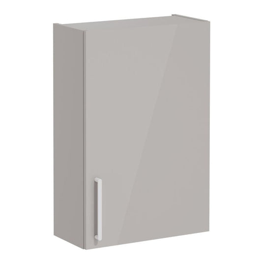VitrA Root Flat 60cm 1 Door Upper/Wall Unit (RH Hinge) | Bright Sahara Beige | 66508 - Envy Bathrooms Ltd