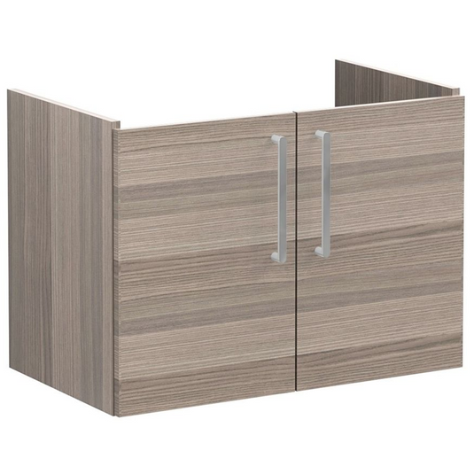 VitrA Root Flat 80cm 2 Door Wall Hung Washbasin Unit | Cordoba | 67891 - Envy Bathrooms Ltd