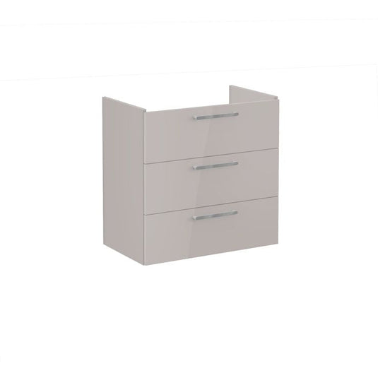 VitrA Root Flat 80cm 3 Drawer Washbasin Unit | Bright Sahara Beige | 67985 - Envy Bathrooms Ltd
