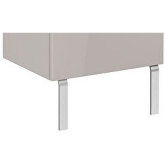 VitrA Root Flat Leg Set for 2/4 Drawer Units | Chrome | 66956 - Envy Bathrooms Ltd