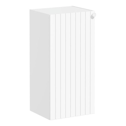 VitrA Root Groove 40cm 1 Door Lower/Base Unit (LH Hinge) | Matt White | 69121 - Envy Bathrooms Ltd