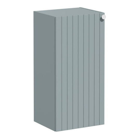 VitrA Root Groove 40cm 1 Door Lower/Base Unit (LH Hinge) | Matt Fjord Green | 69124 - Envy Bathrooms Ltd