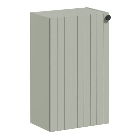 VitrA Root Groove 40cm 1 Door Slim Lower/Base Unit (LH Hinge) | Matt Retro Green | 69141 - Envy Bathrooms Ltd