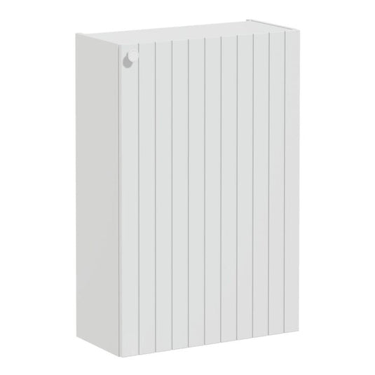 VitrA Root Groove 55cm 1 Door Slim Lower/Base Unit (RH Hinge) | Matt Light Grey | 69157 - Envy Bathrooms Ltd